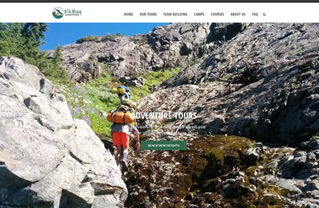 Elk Bay Adventures | Adventure Tourism Website